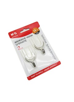 M&G M&G Chenguang U shape Adhesive Wall Hook 1.5kg 2pcs - No:ARC925CQ  - Image 1