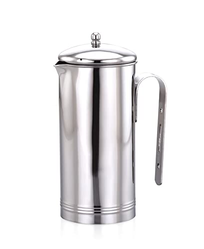Expresso Anukul Olive Oil Can Stainless Steel Oil Dispenser Pot Leak Proof Edible Oil Salad Dressing Storage with Lid for Kitchen Cooking Restaurant BBQ (AK-700ML) - Image 1