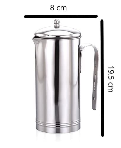 Expresso Anukul Olive Oil Can Stainless Steel Oil Dispenser Pot Leak Proof Edible Oil Salad Dressing Storage with Lid for Kitchen Cooking Restaurant BBQ (AK-700ML) - Image 3