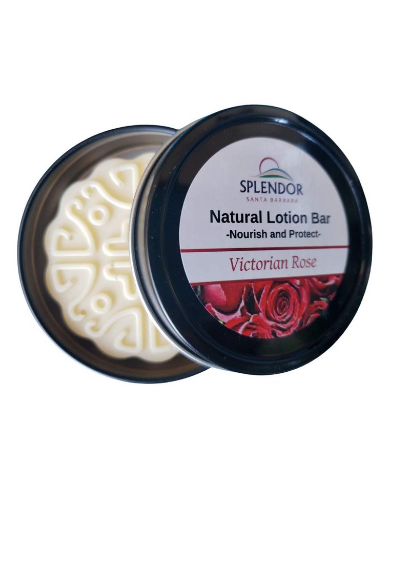 Splendor Santa Barbara - Massage Lotion Bar Hair Nails Skin Hands and Feet Victorian Rose - Image 1