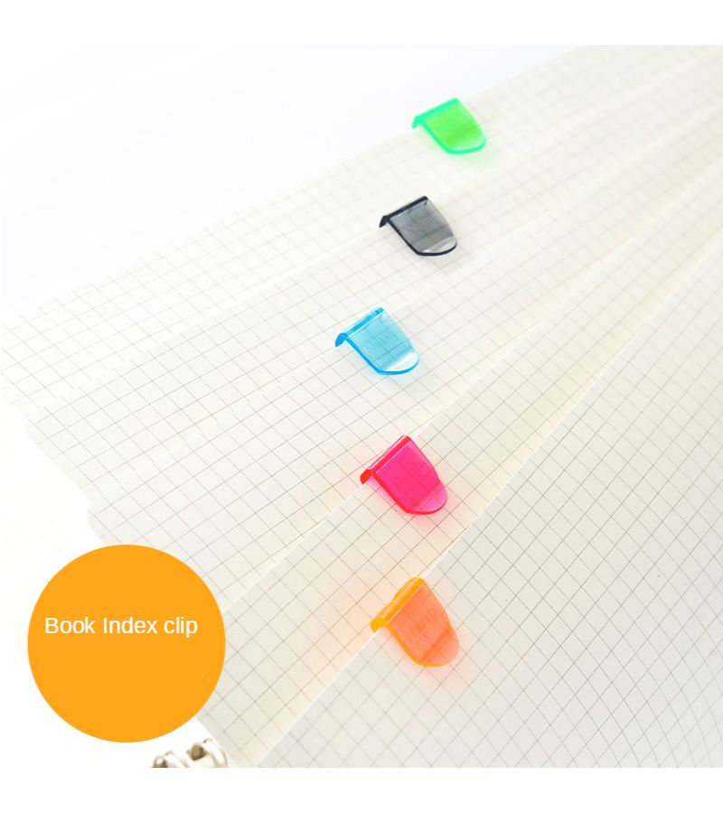 20Pcs Plastic Mini Clips Color Office Notebook Label Folder Organizer - Image 5