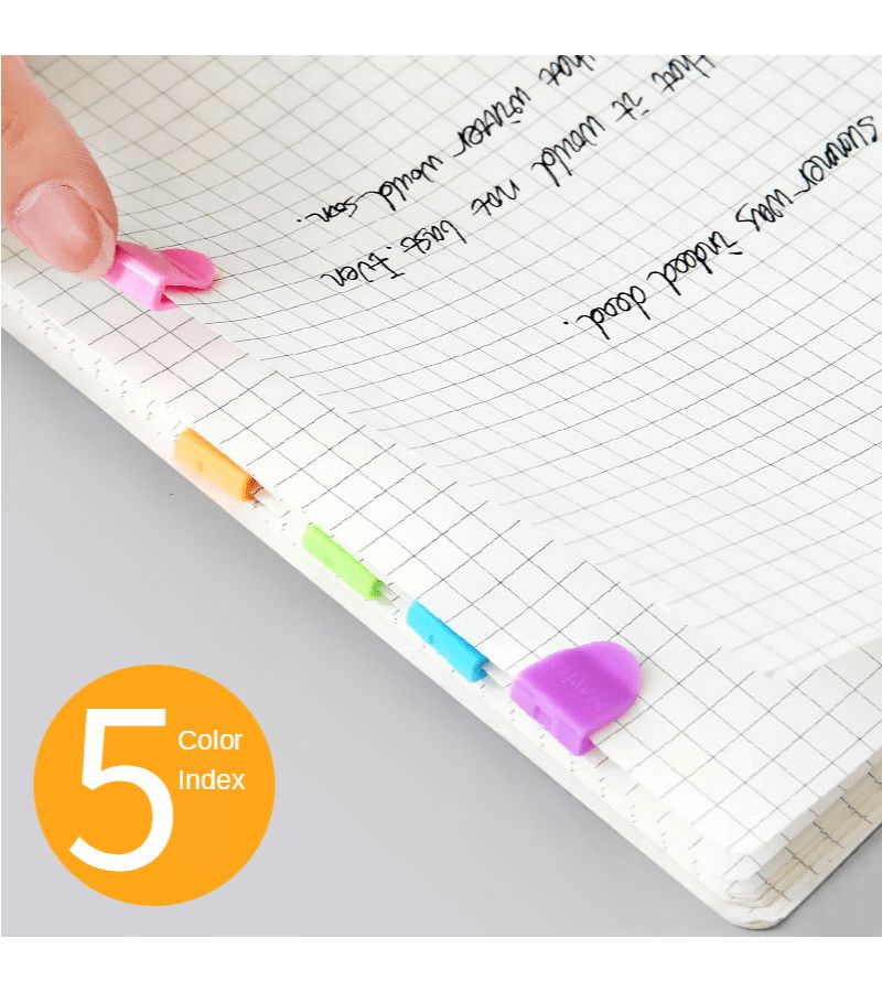 20Pcs Plastic Mini Clips Color Office Notebook Label Folder Organizer - Image 1