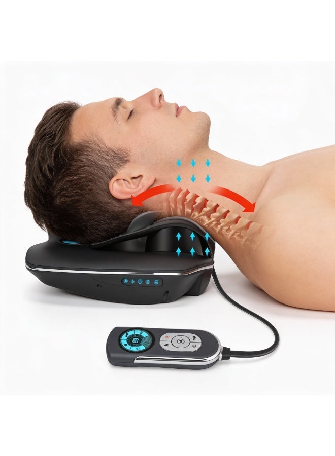 Gilani Mobility Neck Massager Cervical Care Device with Heat & Traction - Image 3