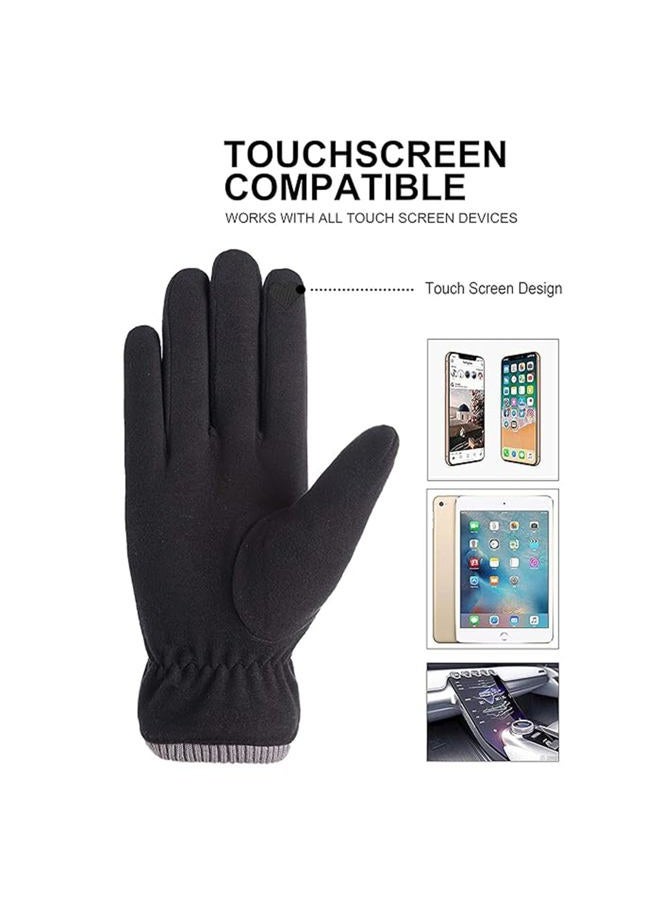 XuoAz Winter Gloves Men Women, Driving Gloves Thermal Warm Gloves, Touchscreen Outdoor Gloves for Cold Weather - Image 4
