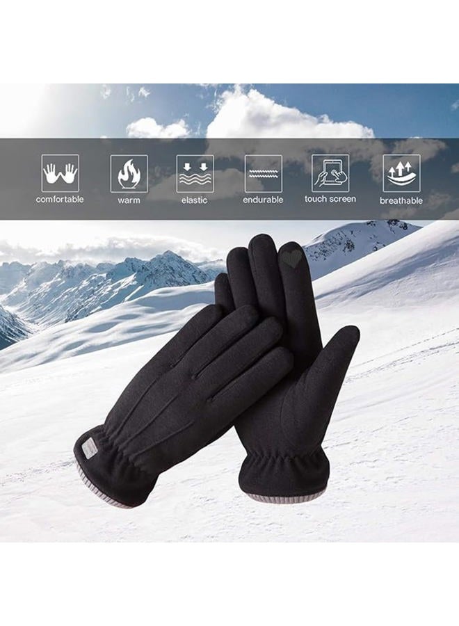 XuoAz Winter Gloves Men Women, Driving Gloves Thermal Warm Gloves, Touchscreen Outdoor Gloves for Cold Weather - Image 3
