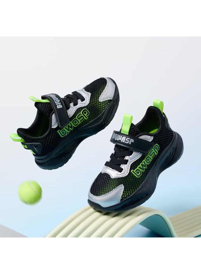 BIGWASP Big Wasp Boys' Sports Shoes Spring New Running Shoes D112621683k Twilight Green Size 41 - Image 1