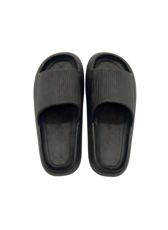 Dealzlot Pillow Slides Slippers for Women and Men – Ultra Cushion Cozi Cloud Cushion Slides, Non-Slip Thick Sole EVA Open Toe House Shoes, Lightweight Quick Drying Shower Sandal & Pool Slides- Medium (7/8) - Image 1