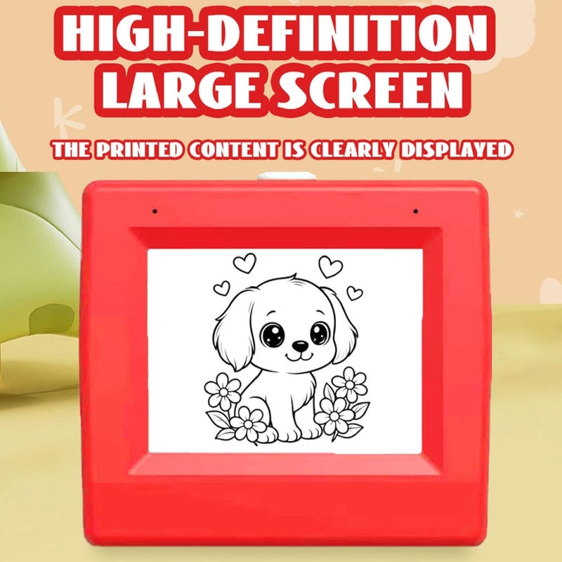 Yunseity AI Voice Sticker Printer Smart Thermal Label Maker with HD Preview Screen for Kids DIY Projects Home School Travel - Image 3
