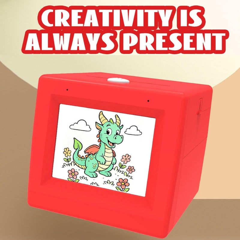 Yunseity AI Voice Sticker Printer Smart Thermal Label Maker with HD Preview Screen for Kids DIY Projects Home School Travel - Image 2