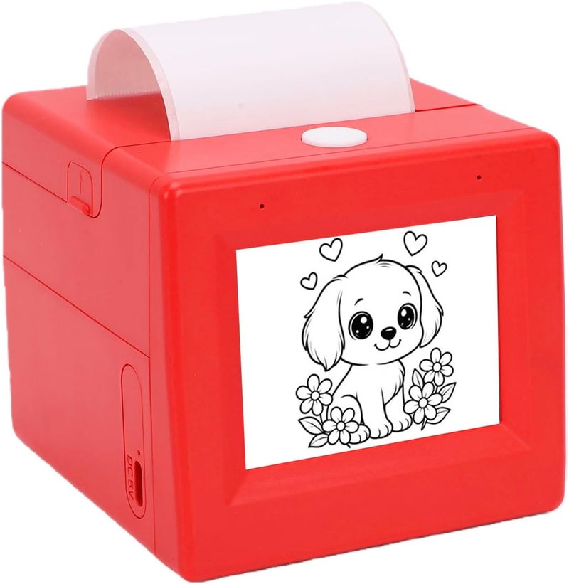 Yunseity AI Voice Sticker Printer Smart Thermal Label Maker with HD Preview Screen for Kids DIY Projects Home School Travel - Image 1