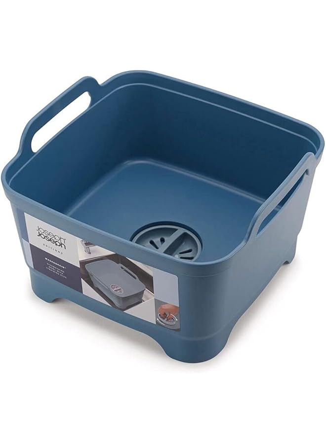 Joseph Joseph 85179 Wash&Drain Washing Up Bowl Editions (Sky) - Image 2