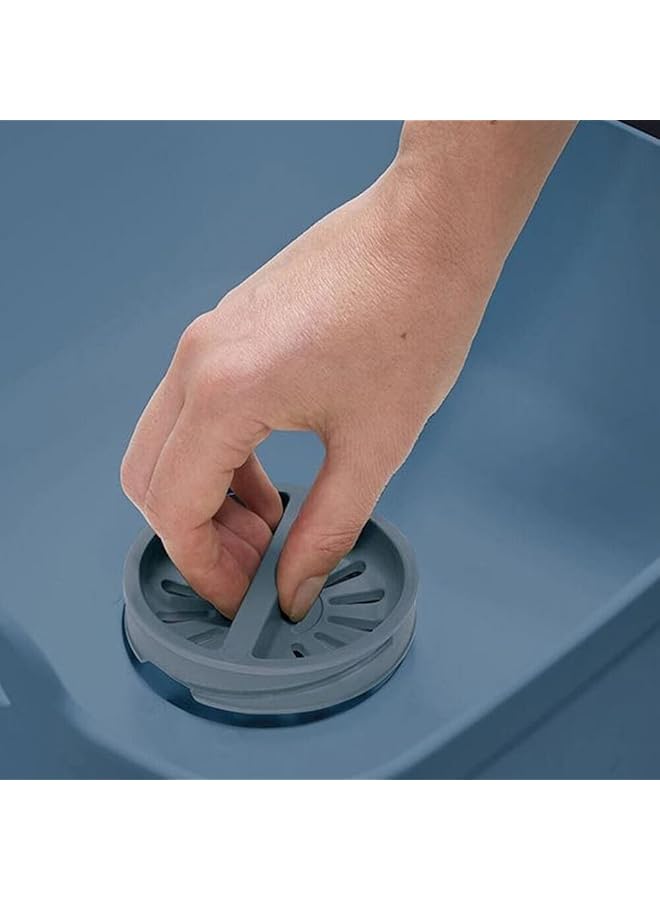 Joseph Joseph 85179 Wash&Drain Washing Up Bowl Editions (Sky) - Image 5