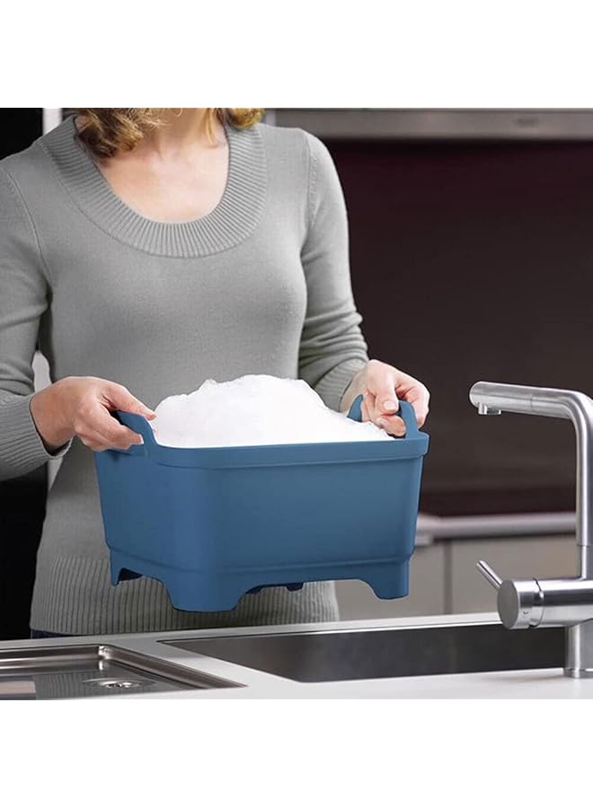 Joseph Joseph 85179 Wash&Drain Washing Up Bowl Editions (Sky) - Image 4