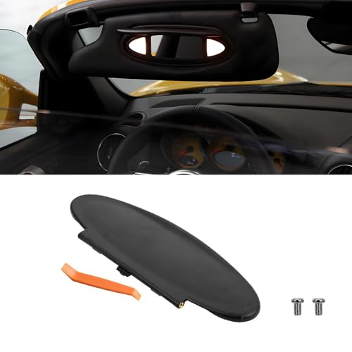 BILLFARO 1Pcs Sun Visor Mirror Cover Replacement,Driver/Passenger Side Sunvisor Vanity Mirror Lid Caps Cover for Porsche 996/997-911 986/987 for Boxster for Cayman 1996-2010 - Image 1