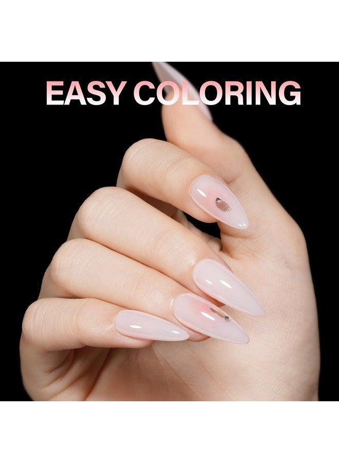 AILLSA Long Almond Nail Tips Soft Gel Full Cover Clear Gelly Nail Tips Half Matte Acrylic Nail Tips Pre-Filed Fake Press On Nail Tips For Extension Home Diy Salon Manicure 216Pcs 12 Sizes - Image 5