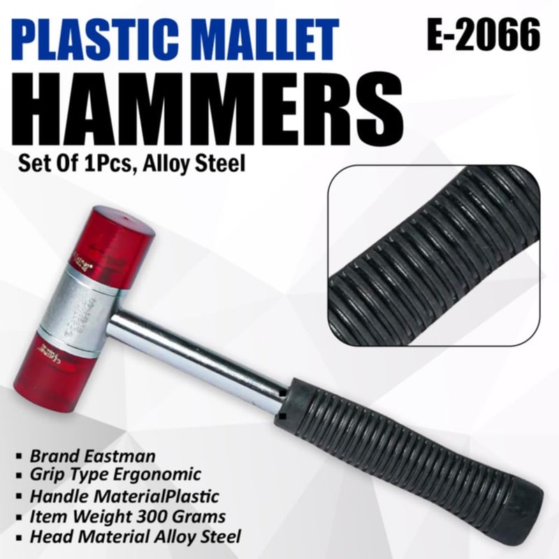 Eastman Plastic Mallet Hammer Set Of 1Pcs 25 Mm Alloy Steel With Better Gripping Hand Tools Fitting For Home Industrial Professional Use E2066 - Image 2