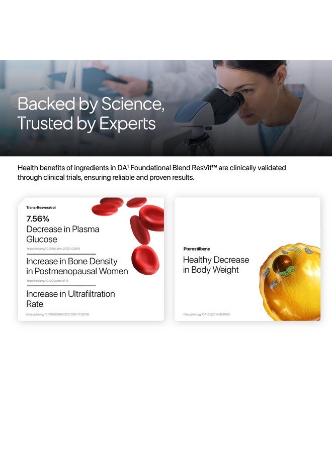 Decode Age ResVit Blend of Trans Resveratrol|Reduces Obesity,Blood Pressure,Heart Rate & Ageing|Improve Breathing flow & Memory (30 Veg Tablets), 100 grams - Image 5