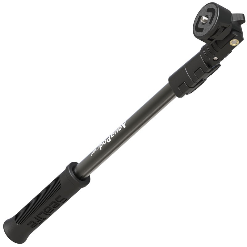 SeaLife AquaPod Mini Camera Pole with Standard ¼-20 Camera Mount & Action Camera Adapter - Extends 15.5 to 38” - Gets Closer to Subjects - Tilts for Selfies - Image 1