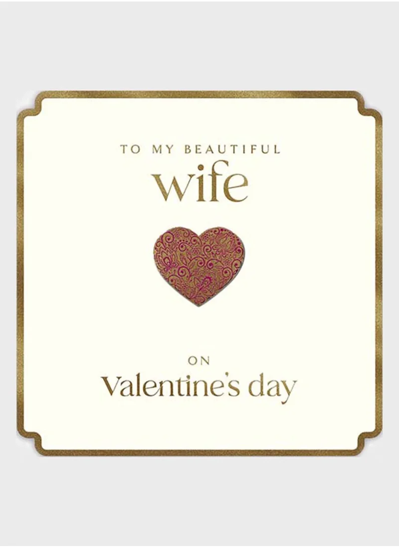 Pigment Beautiful Wife Valentines Card