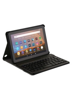 AGPtek AGPTEK Keyboard Case for All-New Amazon Fire HD 8/8 Plus(2020 Release, 10th & 2022 Release, 12th),with Detachable Wireless Bluetooth Keyboard  - Image 1