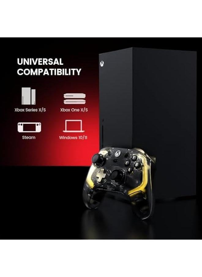 Generic - Kaleid Flux Enhanced Wired Controller for Xbox, RGB Lighting and Hall Effect Joystick, Compatible with Xbox Series X|S, Xbox One, Windows 10/11 PC - Officially Licensed - Image 1