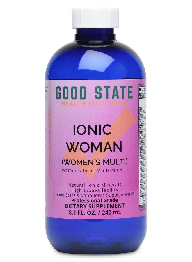 Good State Good State Ionic Woman | Women's Liquid Ionic Multi Mineral | Vegan | Dietary Supplement | 15 Different Minerals (8 oz.)  - Image 1
