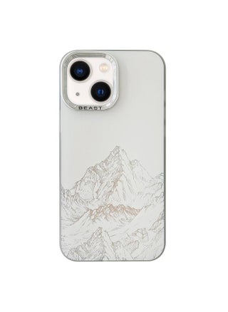 For iPhone 14 2 in 1 Aurora Electroplating Frame Phone Case(Snowy Mountains White) - pzsku/ZA1A40E3FA681F5EFE0D2Z/45/_/1739883150/81ebae2c-81ba-4ba0-a702-6c59bca24a03