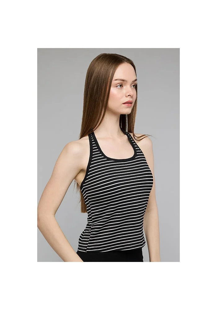 R&b  Striped Halterneck Top for Women | Best Price UAE