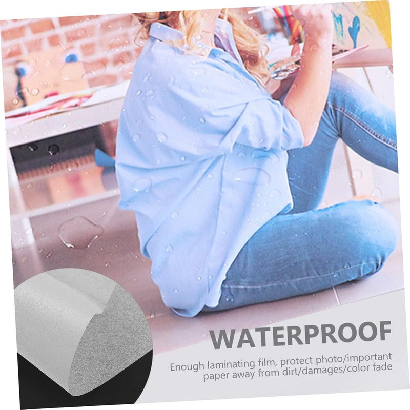 ERINGOGO 20pcs DIY Self Sealing Laminating Sheets for Photos Thermal Picture Laminating Films Multifunctional Laminating Supplies - Image 5