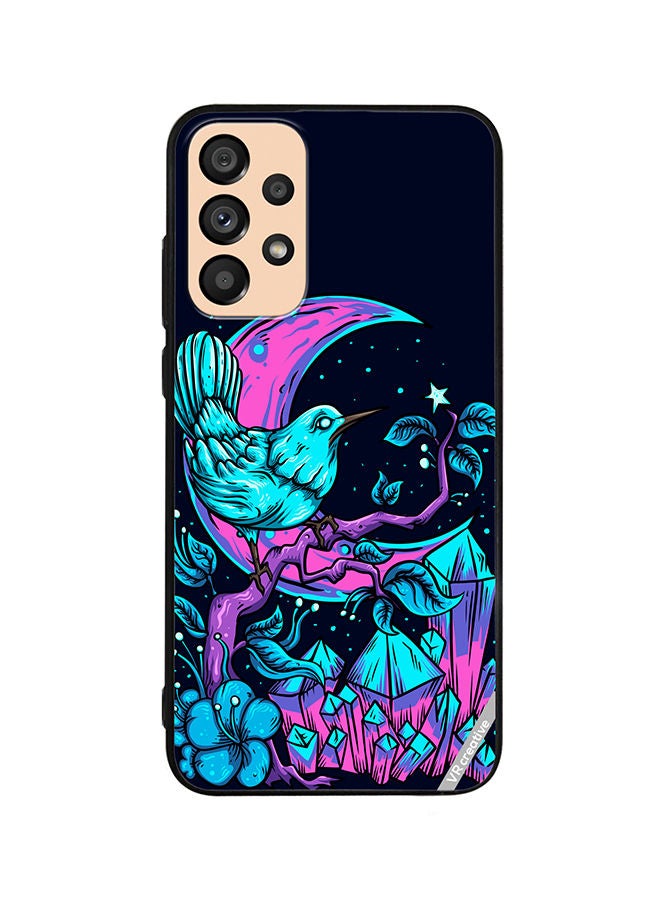 VR CREATIVE Protective Case Cover For Samsung Galaxy A73 5G Bird Vector Design Multicolour - Image 1