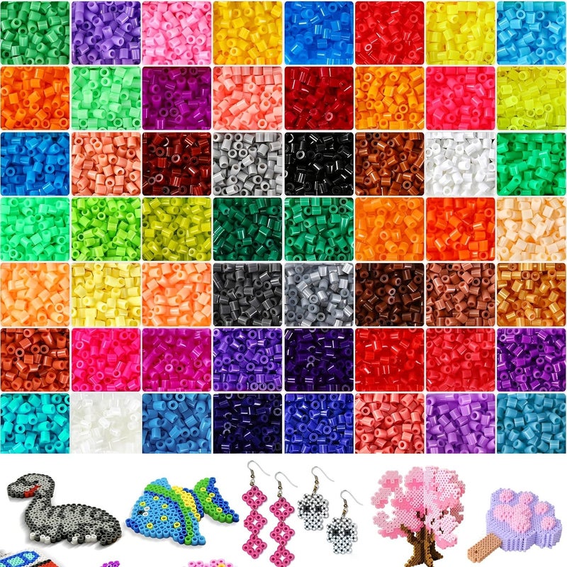 Color No 3 24000pcs Mini Fuse Beads Refill Pack 2 6mm Iron Beads for Pixel Art 24 Colors Craft Supplies - Image 1