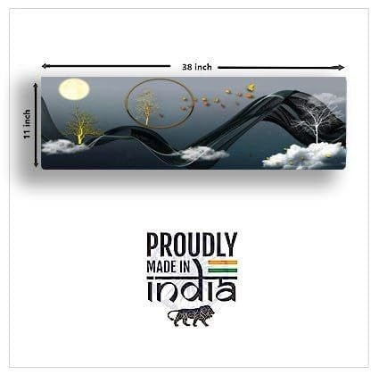 Ameedarshan Polyester Printed Air Conditioning Dust Cover Folding Designer Ac Cover For Indoor Split Ac 1.5 Ton (97X 31X 21 Cm ) (Moonlight) - Image 3