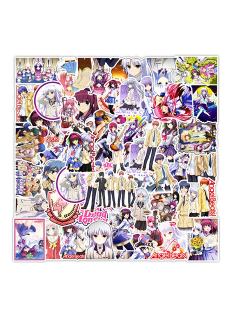 Inder 50pcs Anime Theme Stickers Pack For Laptop Cool Anime Cartoon Water Bottle Skateboard Notebook Phone Guitar Bike Decals - Image 1
