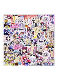 Inder 50pcs Anime Theme Stickers Pack For Laptop Cool Anime Cartoon Water Bottle Skateboard Notebook Phone Guitar Bike Decals  - Image 4