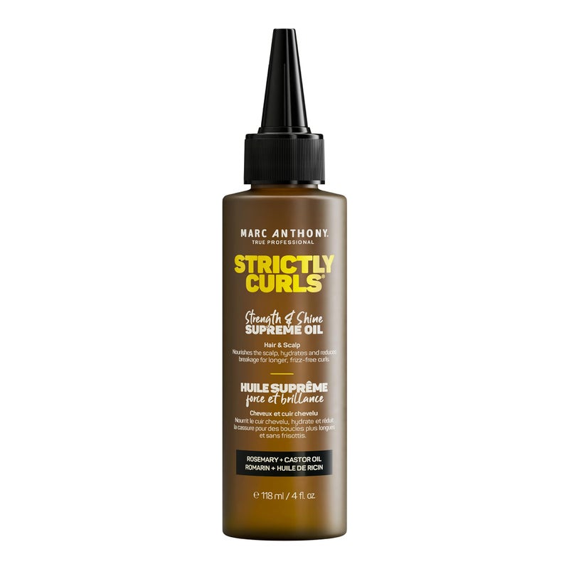Marc Anthony Strengthening Scalp & Hair Oil for Curly Hair, Strictly Curls - Lightweight Hydrating Hair & Scalp Oil Adds Shine & Reduces Breakage for Long Lasting Curls - Non-Greasy & Reduces Frizz - Image 1