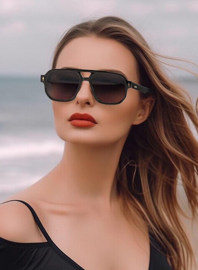 AZorb Sunglasses Men Women Vintage Oversized Square Sun Glassess Ladies Men's Sunglasses Aviator Sunglass Accessories UV400 Protection Shades for Outdoor Driving - Image 5