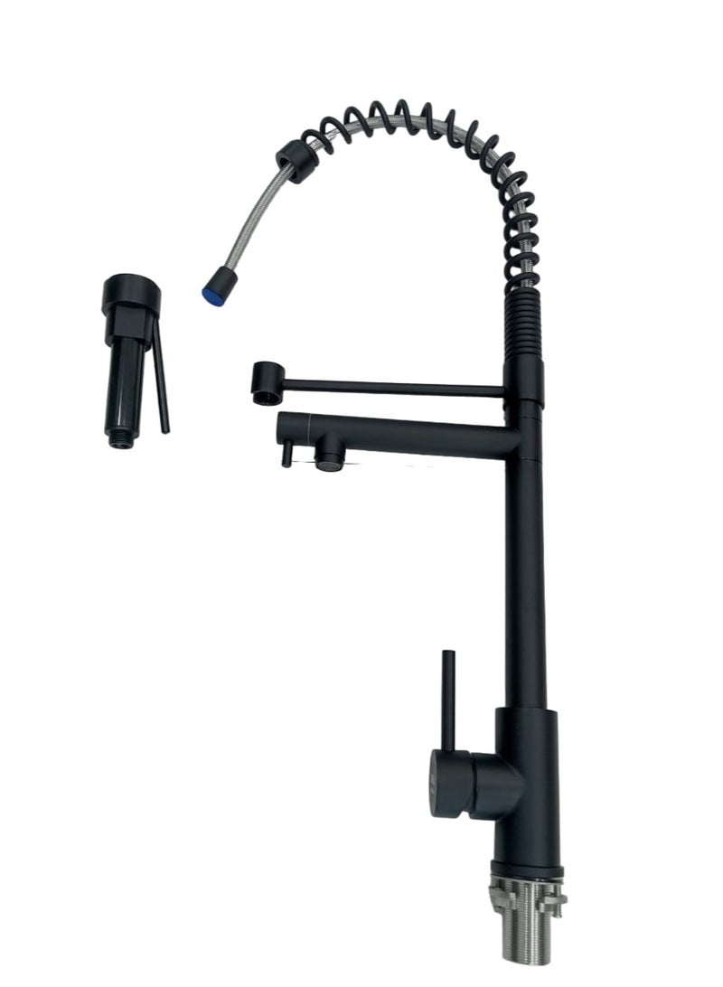D&N Modern Wall-Mounted Cold Water Kitchen Tap - Sleek Design for Compact Efficiency - Image 1
