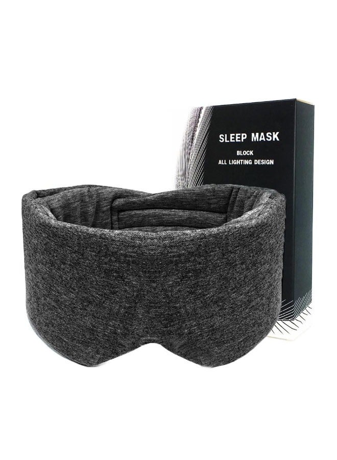 general Cotton Sleep Cover Blackout Breathable Comfort Eye Mask for Sleep Adjustable Eye Mask with Travel Bag - Image 1
