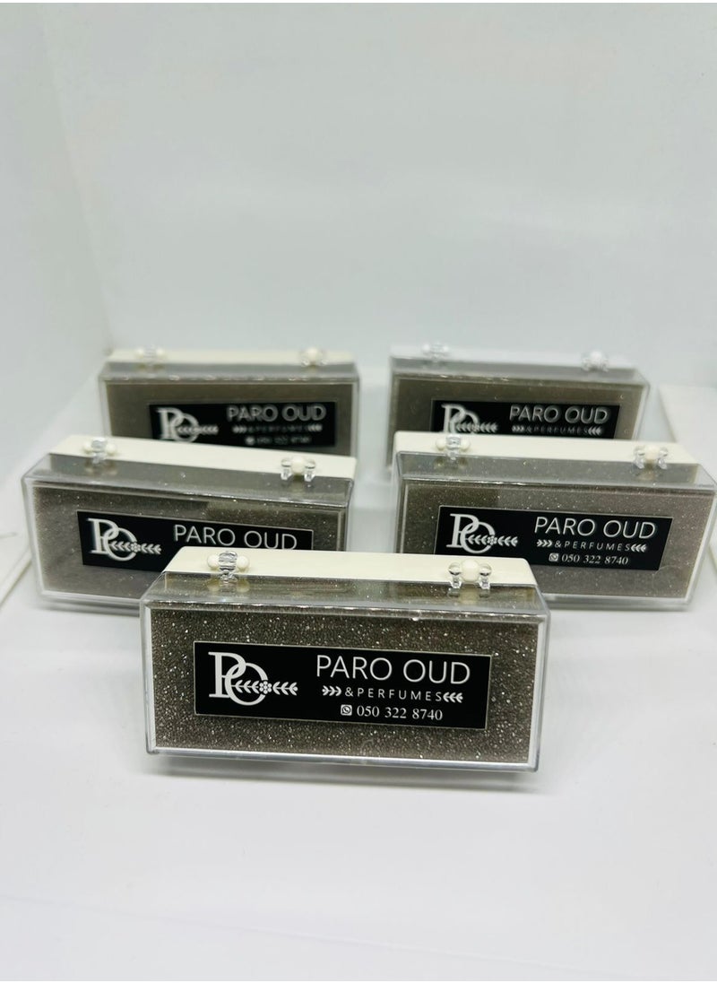PARO OUD - Mica Plate 100 pcs for Incense Burners & Heating  Oud Agarwood Sandalwood Chips - Image 1
