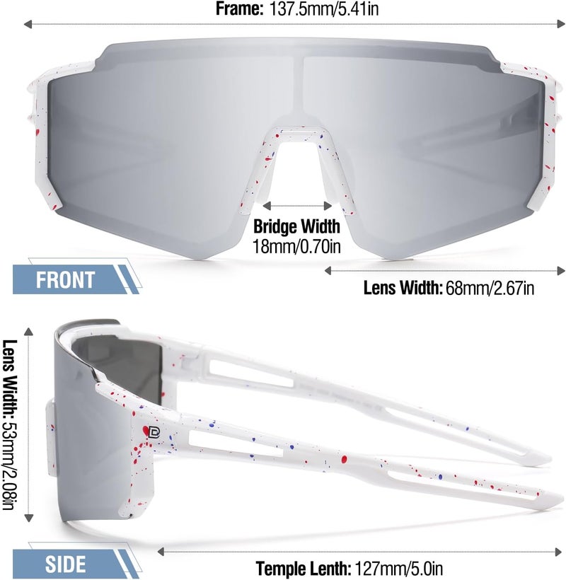 Duco Elegant practical multi-option build Polarized Kids Sunglasses Youth Sports Cycling Shades Lightweight Frame UV400 Child Boys Girls Baseball SunGlasses DK310 Daily use improved quality - Image 2