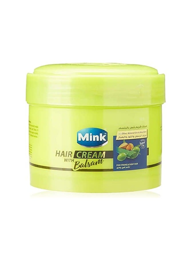 Mink Mink Hair Cream Balsam Olive, Almond Oils and Aloe Vera - 200 ml