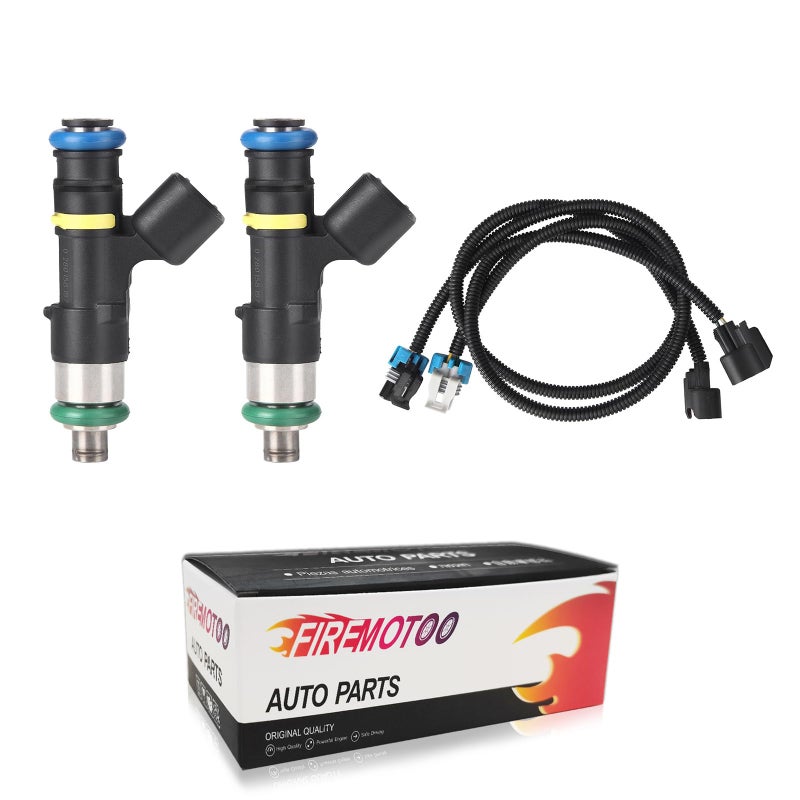 FIREMOTOO Fuel Injectors Harness set of 2 Compatible with Polaris Ranger 800 20112017 Ranger Crew 800 20102014 Ranger XP 800 20122013 RZR 800 20112013 1204318 12043190280158197 4 Holes - Image 2