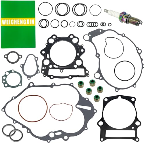 WEICHENGXIN Complete Gasket Kit Spark Plug Compatible with Yamaha Raptor 660R YFM660R YFM660 2001 2002 2003 2004 2005 - Image 1