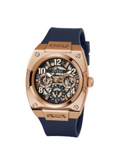 GUESS GUESS Mens Blue Rose Gold Tone Multi-function Watch - GW0569G3  - Image 2