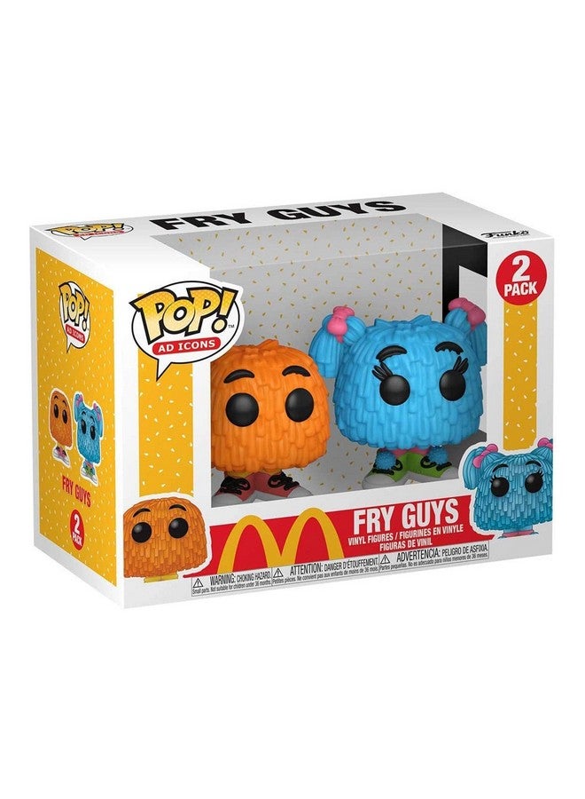Funko Pop! Ad Icons: McDonald's - 2 Pack Fry Guy (Orange & Blue) - Image 2