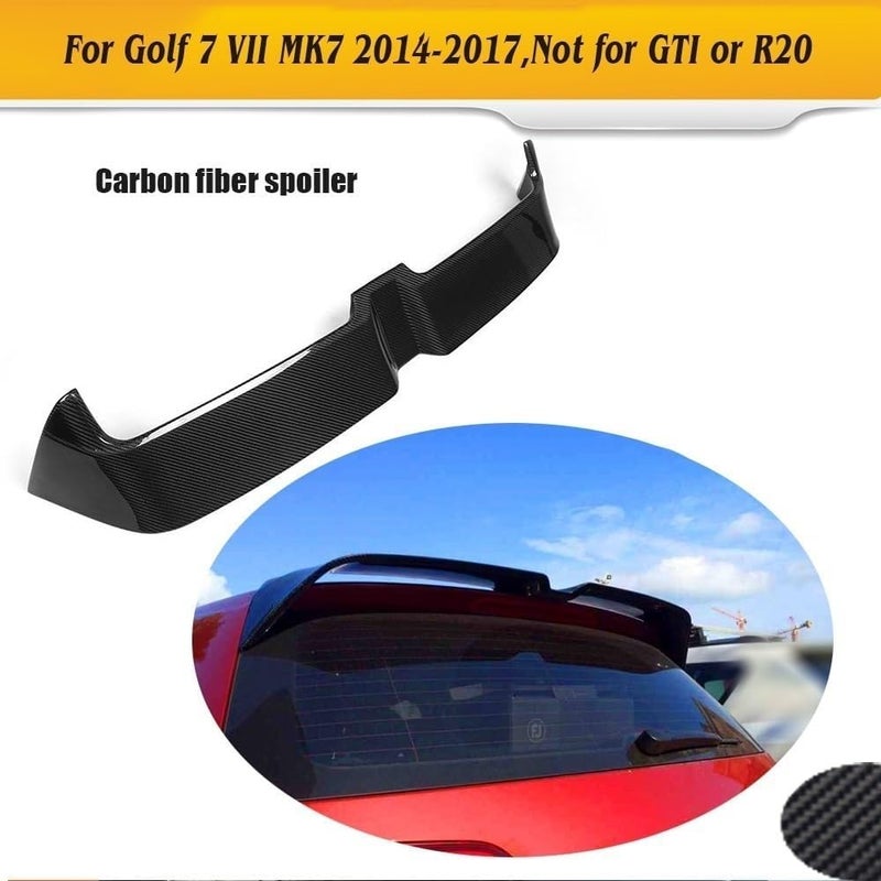 Wivplex Carbon Fiber Rear Spoiler for VW Golf 7 - Image 3