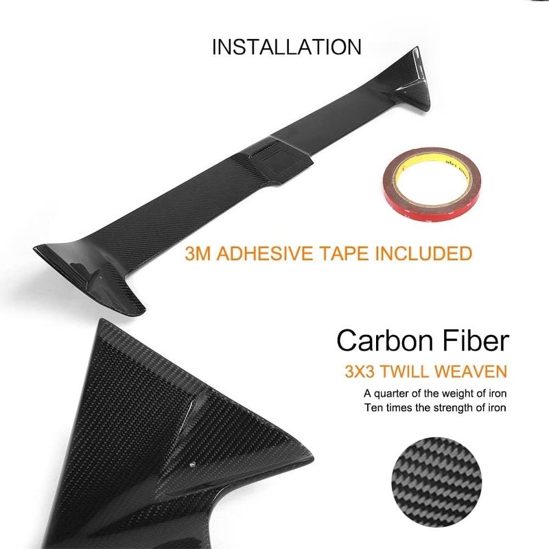 Wivplex Carbon Fiber Rear Spoiler for VW Golf 7 - Image 2