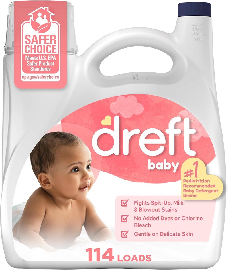 Dreft Stage 1 Newborn Baby Laundry Detergent - Image 1