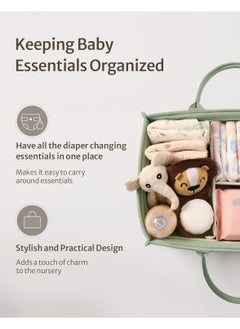 Generic Baby Diaper Caddy Basket, Stylish Baby Diaper Caddy Organizer, Storage Basket for Diapers - Baby Gift Registry for Newborn Baby Shower List and Baby Must Haves Essentials  - Image 2