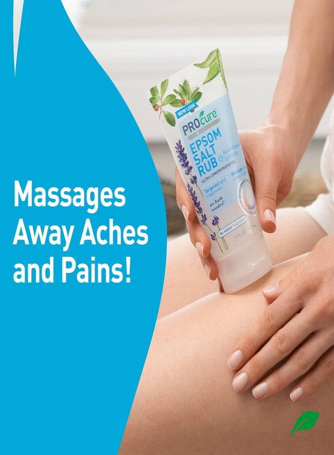 PROCURE Epsom Salt Rub Gel with Aloe Vera, 6 Fl Oz (Pack of 3) - Image 2